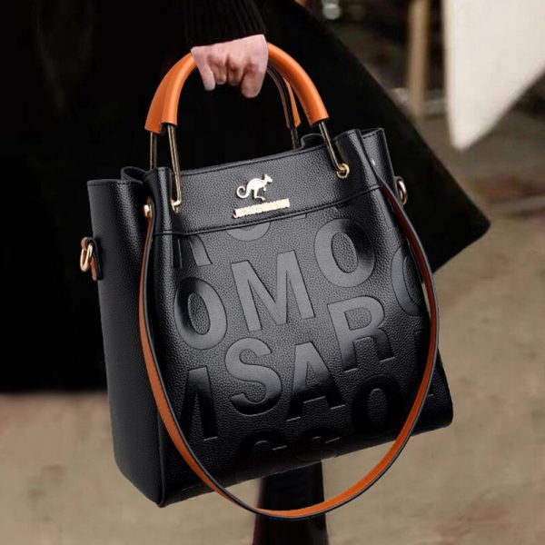 Brand Leather Handbags Women Luxury Designer Handbag High Quality PU Leather Shoulder Crossbody Bags for Women 2022 New Tote Bag - Image 2