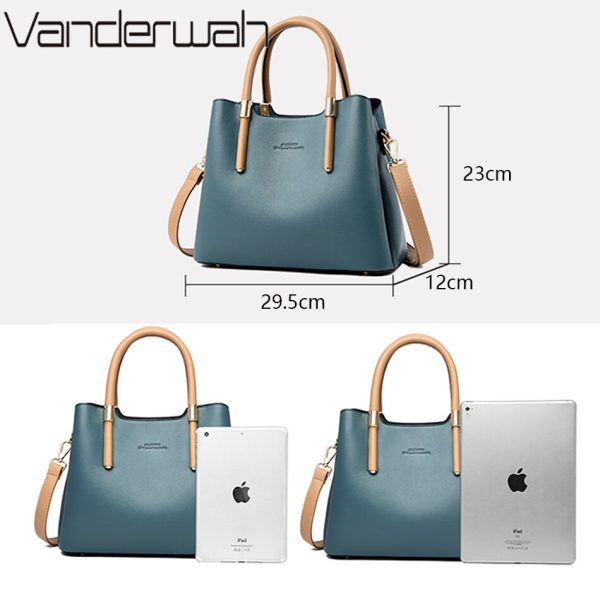 Luxury 3 Layers Handbags Women Bag Designer Brand High Quality Shoulder Bag Large Capacity Tote Bags for Women 2022 Sac A Main - Image 5