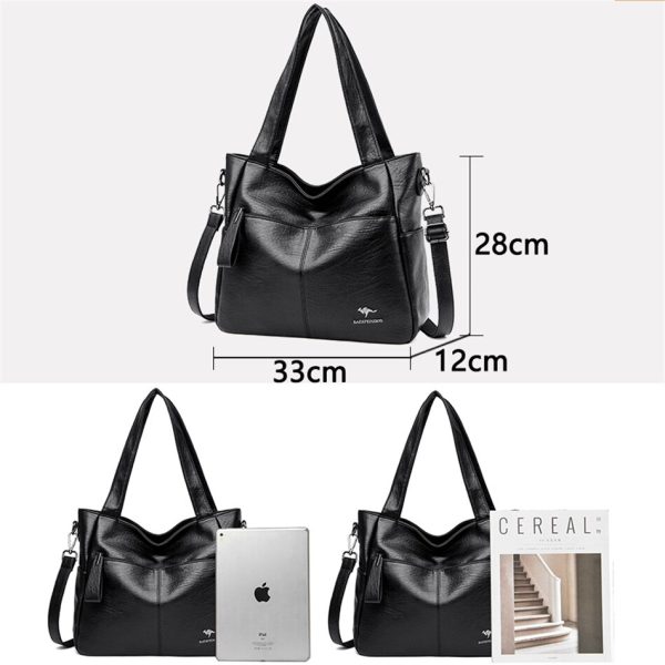 Luxury Casual Tote Women Bag High Quality Leather Ladies Hand Bags for Women 2021 Shoulder Bag Big Crossbody Bags Sac A Main - Image 5