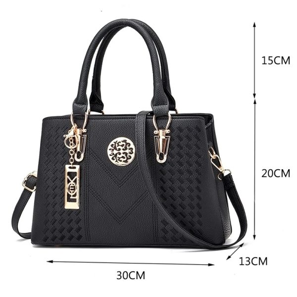 Women Leather Bags High Quality Embroidery Messenger Bags Luxury Women Handbags Bags for Women Sac A Main Ladies Female Bag - Image 2